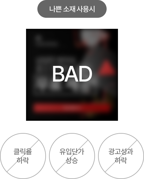 나쁜소재 사용시